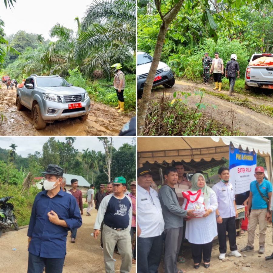 Pemda Pasbar Sudah Salurkan Bantuan ke Seluruh Titik Bencana Termasuk Medan Berat Timbo Abu