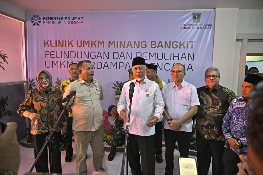 Pemerintah Resmikan Klinik UMKM Minang Bangkit untuk Percepat Pemulihan Ekonomi Pascabencana Sumbar