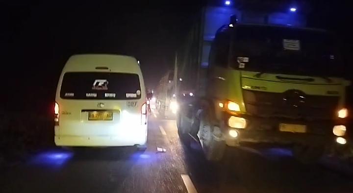 Pemkab Dharmasraya Gelar Pembatasan Operasional Kendaraan Angkutan Barang