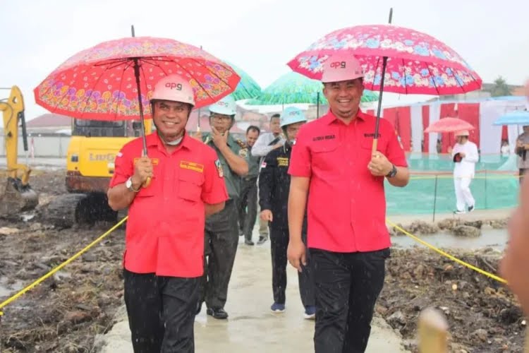 Pemkab Dharmasraya Sebut Progres Pembangunan Pasar Rakyat Modern di Sungai Rumbai sudah 17 Persen