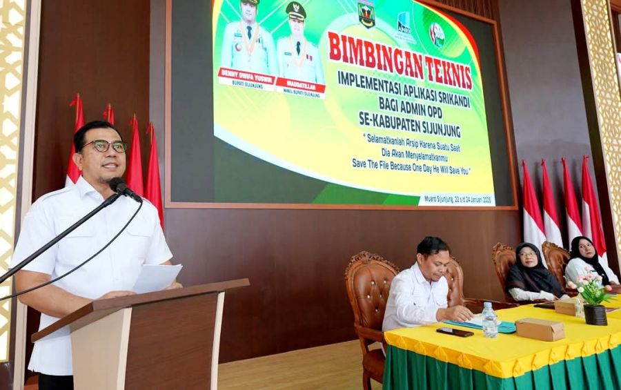Pemkab Sijunjung Gelar Bimtek Implementasi Aplikasi SRIKANDI