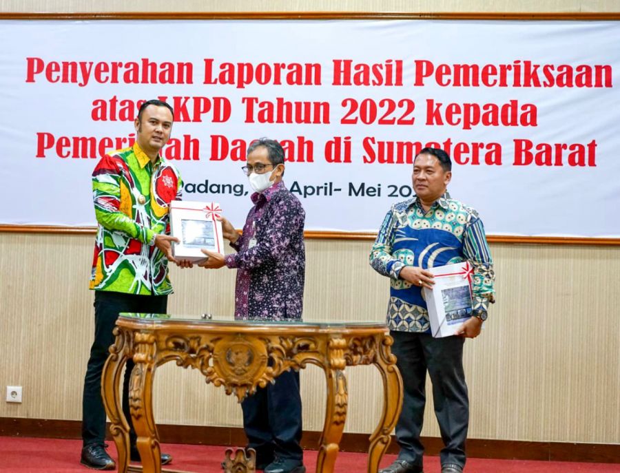 Pemkab Sijunjung Raih Opini WTP Keenam Kalinya dari BPK