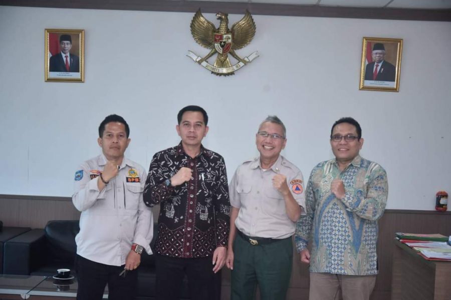Pemko Sawahlunto dan BNPB bahas Potensi Dukungan Anggaran Rehabilitasi Bencana