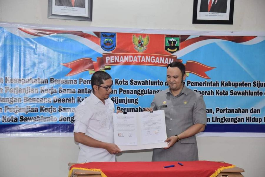 Pemko Sawahlunto dan Pemkab Sijunjung Lakukan Kerjasama Lingkungan Hidup & Penanganan Bencana