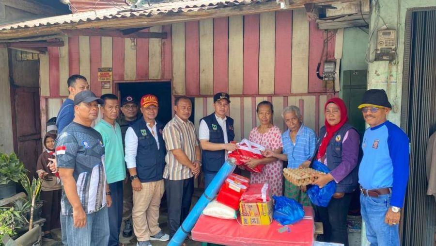 Pemko Sawahlunto Salurkan Bantuan untuk Warga Terdampak Kebakaran di Muaro Kalaban