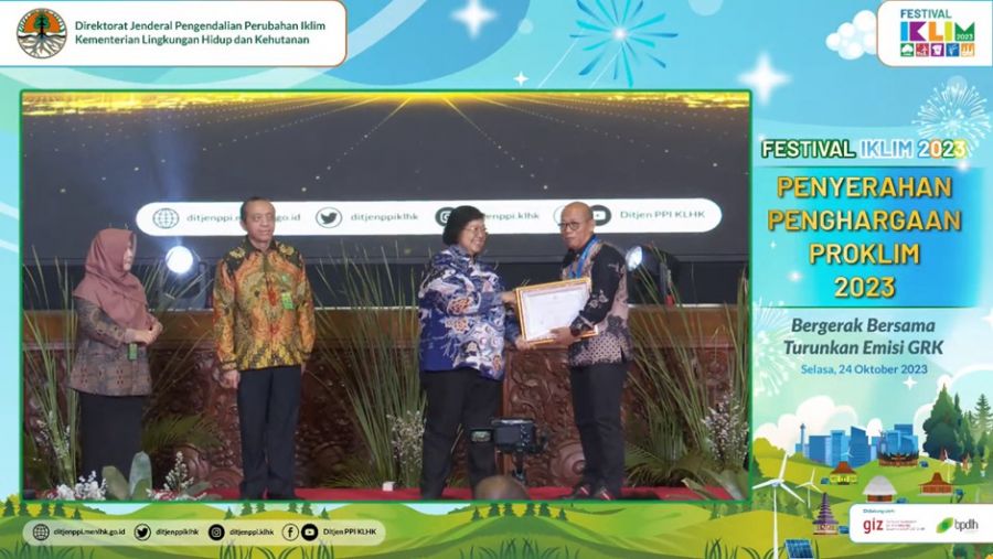 Pemprov Sumbar Berhasil Meraih Penghargaan Proklim Tahun 2023
