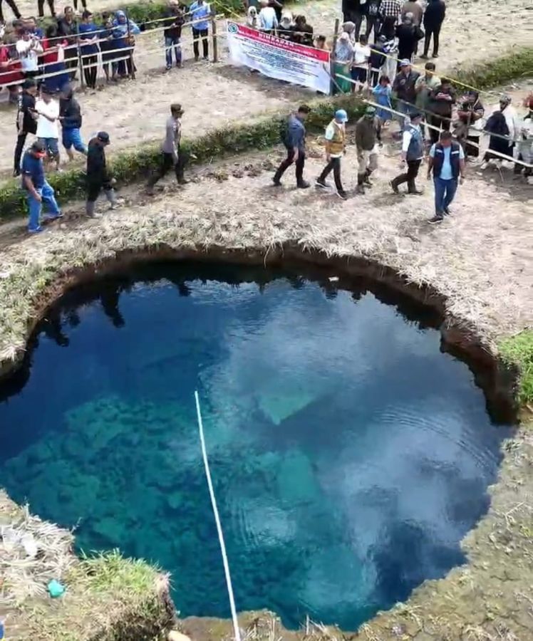 Pemprov Sumbar Bersama Pemkab Limapuluh Kota Lakukan Kajian Lanjutan Terkait Fenomena Sinkhole