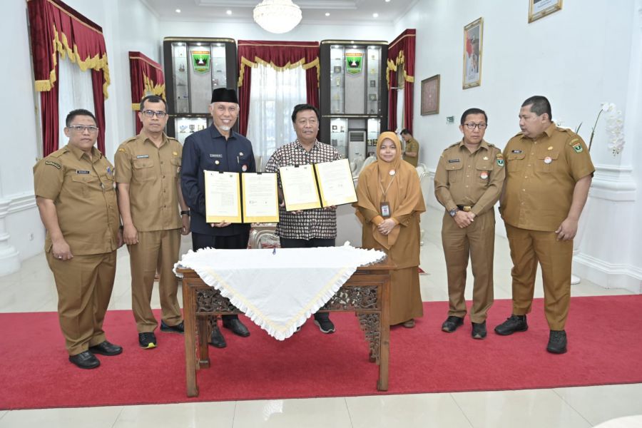 Pemprov Sumbar dan FIELD Jalin Kerja Sama, Mahyeldi Tegaskan Pentingnya Pertanian Ramah Lingkungan