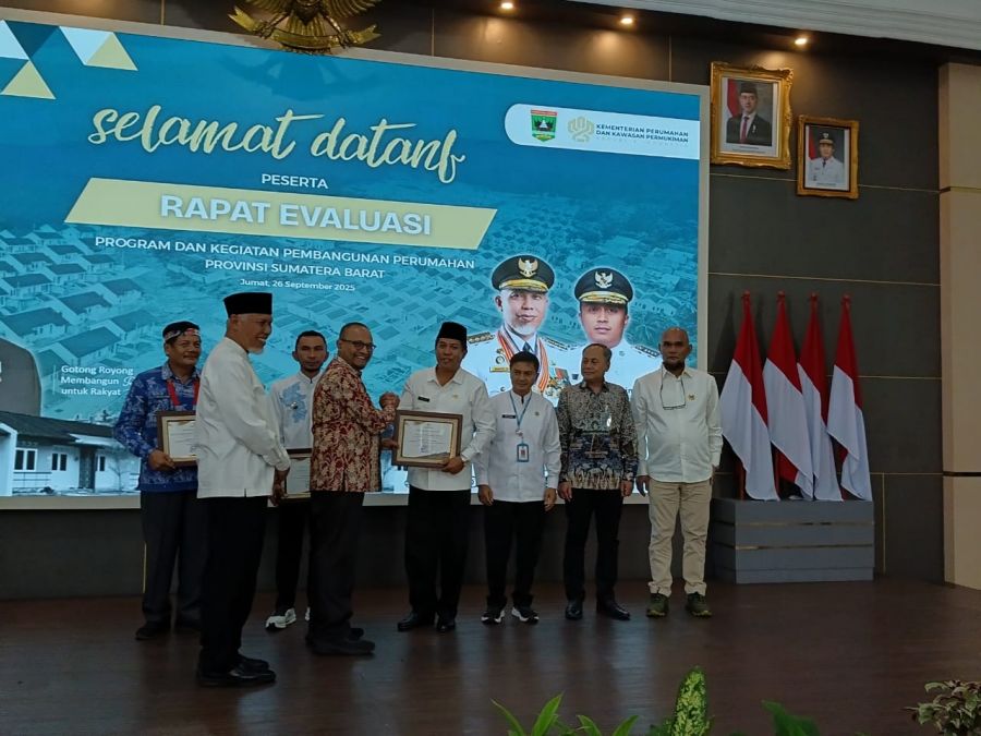 Pemprov Sumbar Gelar Rapat Evaluasi Program Perumahan, Komitmen Dukung Tiga Juta Rumah