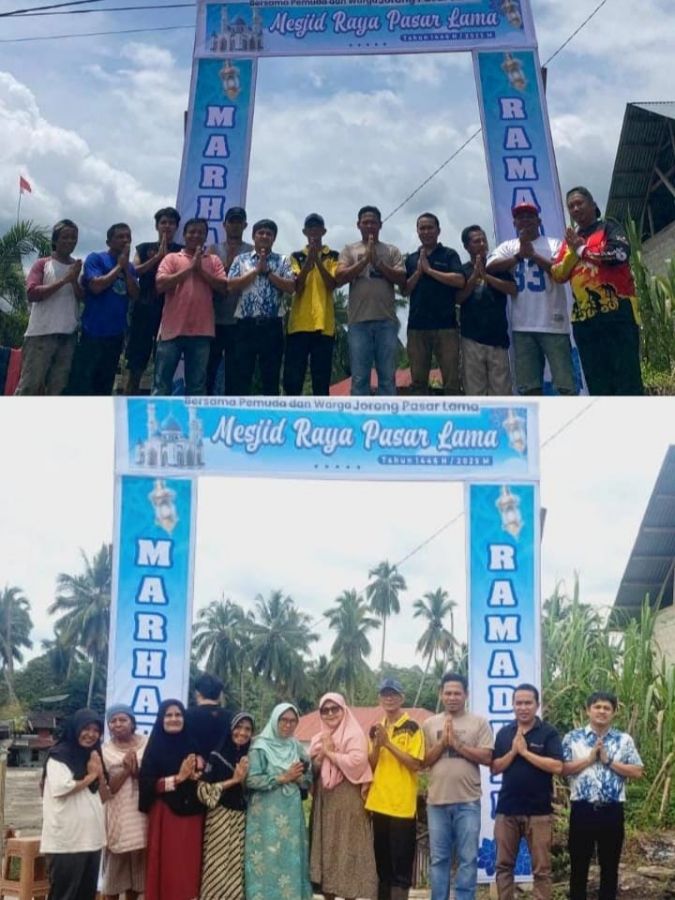 Pemuda Jorong Pasar lama Gelar Goro Bersama Sambut Bulan Suci Ramadhan 1446 H
