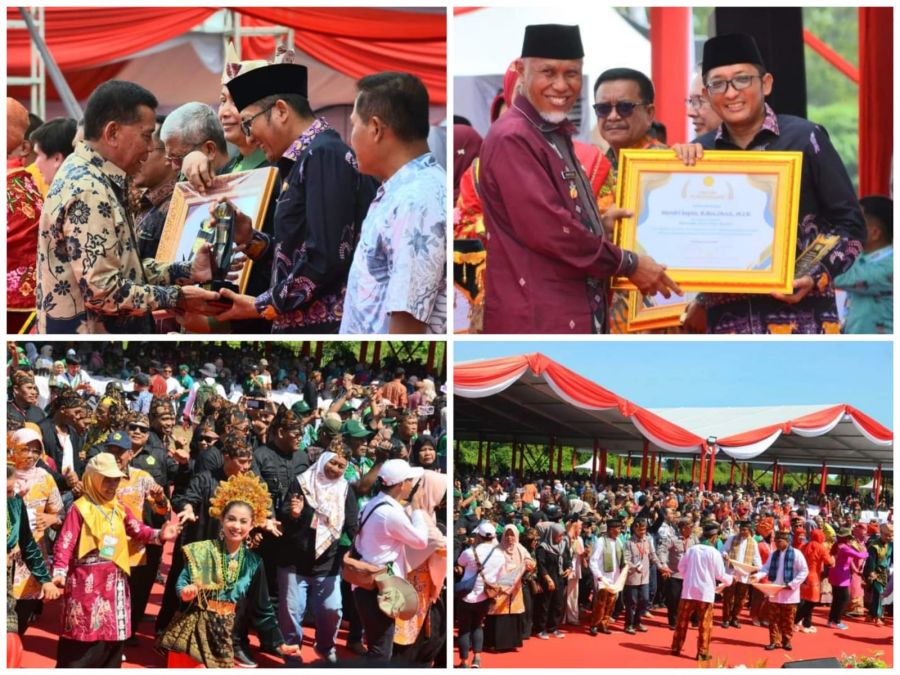 Penas KTNA XVI 2023 Berlangsung Sukses, Wako Padang Hendri Septa Sabet 2 Penghargaan dari Mentan