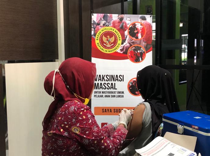 Pencanangan Vaksinasi Primer dan Booster di Kecamatan Kamang Baru Sijunjung