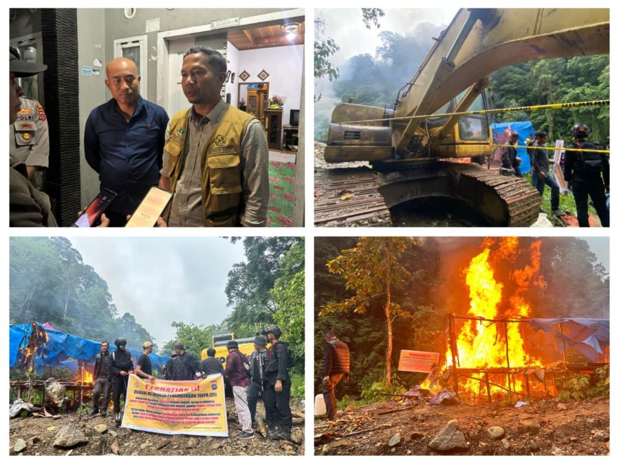 Penertiban PETI Berlanjut, Tim Terpadu Temukan Alat Berat di Duo Koto Pasaman