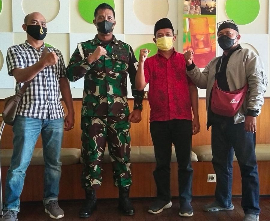 Pengda JMSI Sumbar Jalin Kerjasama Dengan Denpom 1/4 Padang