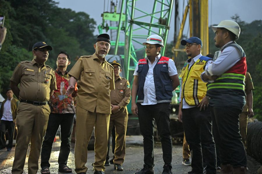 Pengerjaan Jalan Lembah Anai Terus Dikebut, Gubernur Mahyeldi Minta Masyarakat Sabar Menunggu