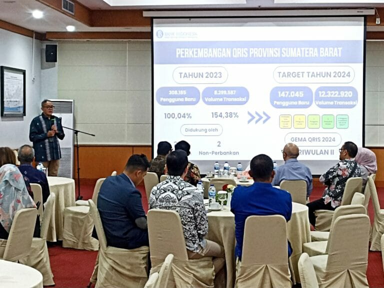 Pengguna QRIS di Sumbar Ditargetkan BI Sebanyak 12 Juta di Tahun 2024
