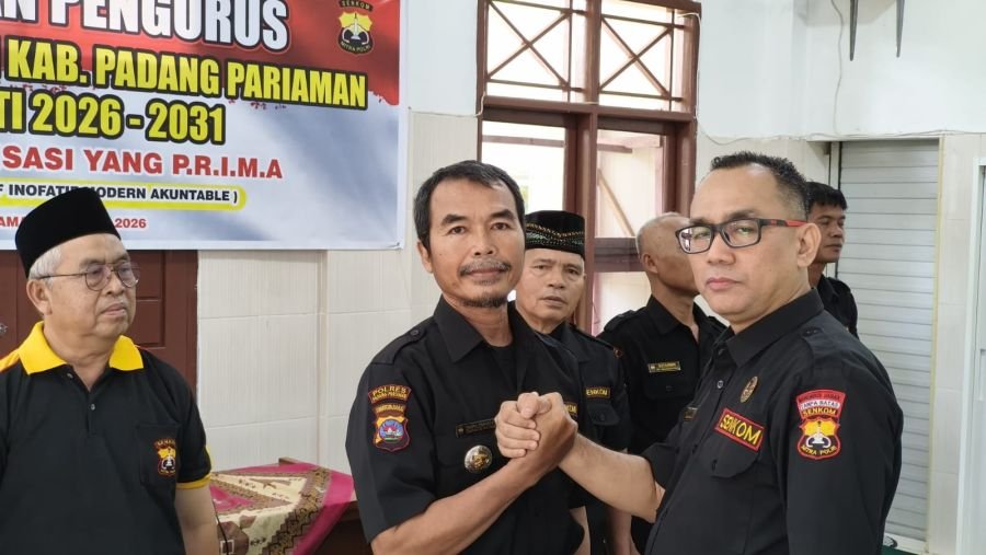 Pengurus Senkom Pengkab Padang Pariaman Resmi Dilantik, Soroti Peran Strategis Jaga Keamanan Daerah