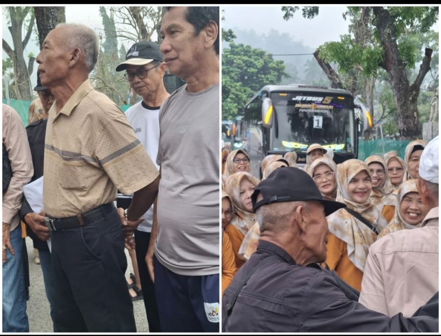 Penuh Nostalgia, 235 Pensiunan Tambang Ombilin Sawahlunto Wisata Bersama ke Pariaman