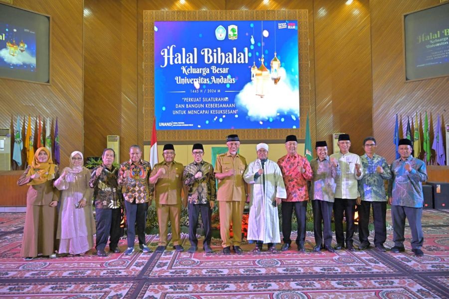 Penuhi Undangan Halal Bihalal, Gubernur Mahyeldi Apresiasi Peran Besar Unand bagi Pembangunan Sumbar