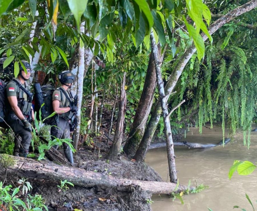 Penyisiran Zona Merah oleh SAR Korps Brimob Polri di Lokasi Hilangnya Iptu Tomi Marbun