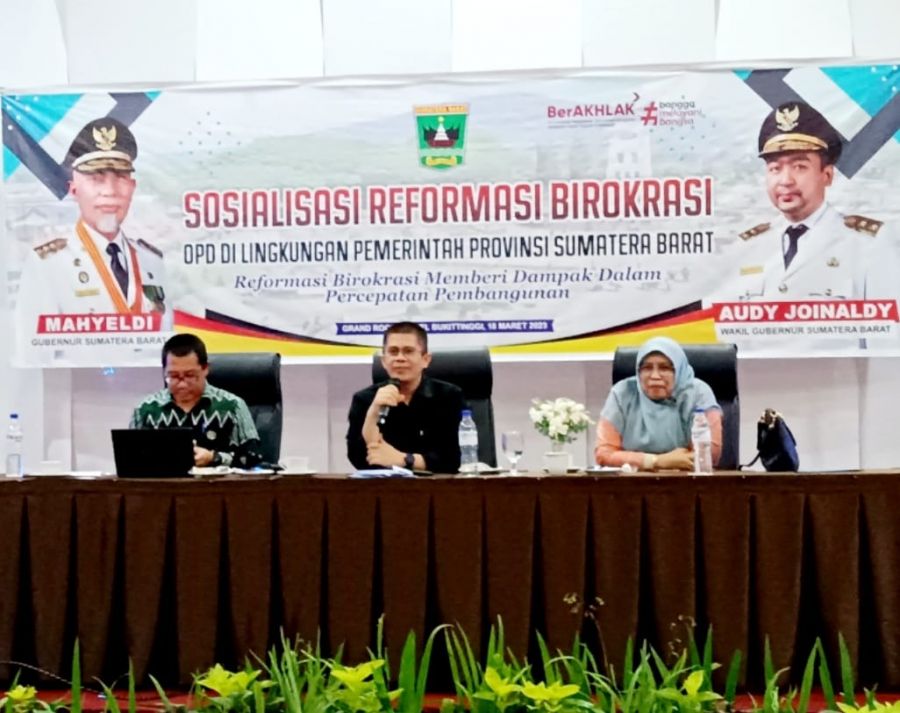 Percepatan Reformasi Birokrasi, Biro Organisasi Setda Prov. Sumbar Gelar Bimtek RB Tematik 2023 