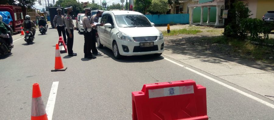 Periksa Kendaraan, Ini Yang Dilakukan Satlantas Polres Padang Pariaman