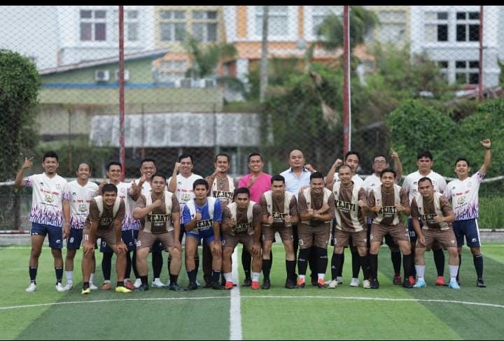 Peringatan Harlah: Tim Media Soccer Sumbar Imbang 3-3