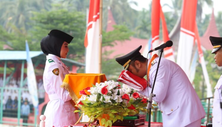 Peringatan HUT Ke-78 RI Digelar di Lapangan M. Yamin Muaro Sijunjung, Bupati Benny Jadi IUP