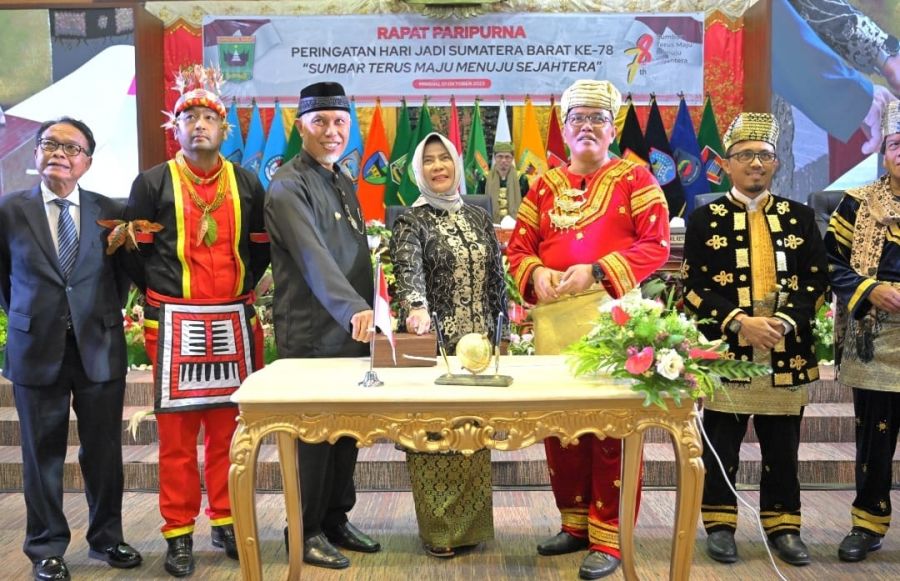 Peringati HUT Provinsi Sumbar ke-78, Mahyeldi Komitmen Pacu Laju Pembangunan dan Ekonomi