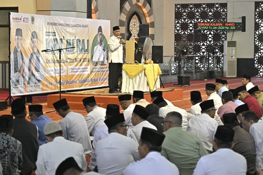 Peringati Isra Mikraj, Gubernur Sumbar Ajak ASN Jadikan Pekerjaan sebagai Ibadah