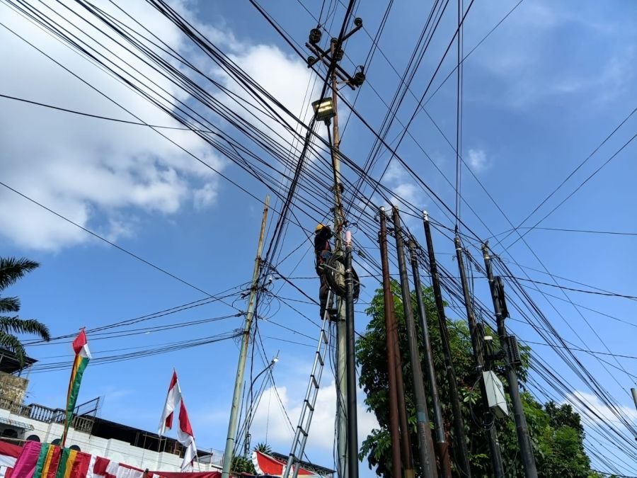 Perkuat Keandalan Infrastruktur, PLN Icon Plus Lakukan Penataan Jaringan Fiber Optik di Pekanbaru