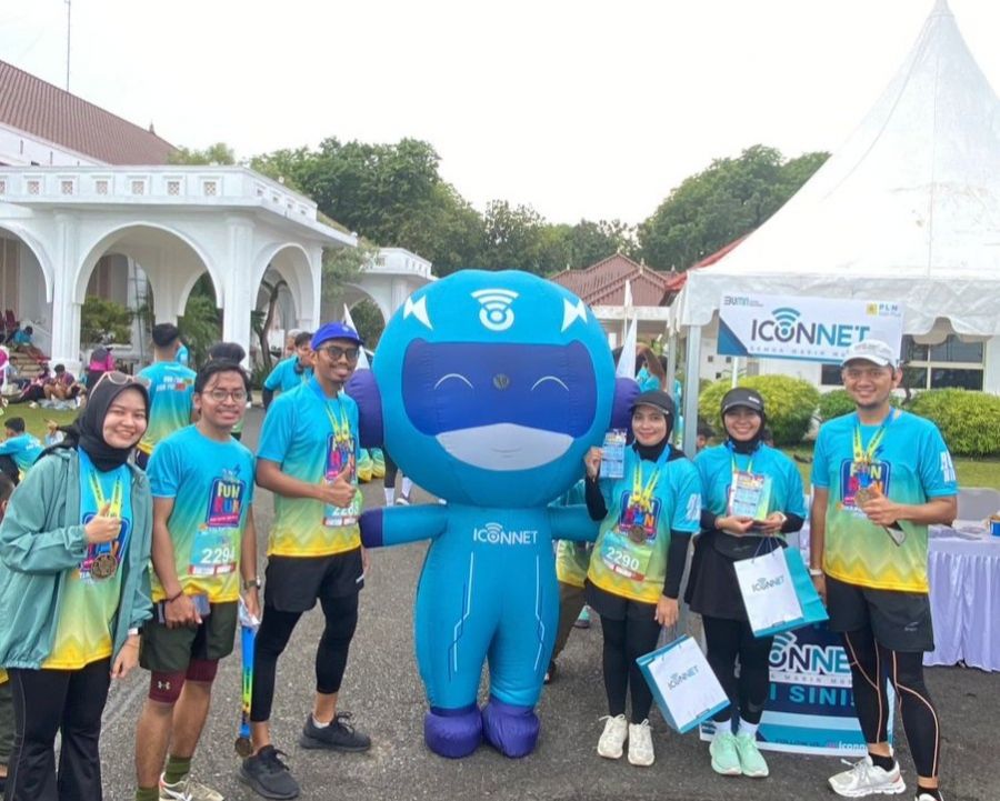 Perkuat Kedekatan dengan Warga Lewat ICONNET, PLN Icon Plus Meriahkan FUN Run PLN UP3 Tanjungpinang