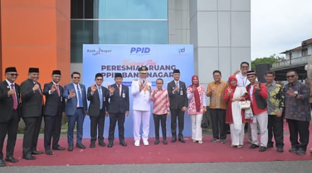 Perkuat Keterbukaan Informasi Publik Bank Nagari Resmikan Ruang PPID