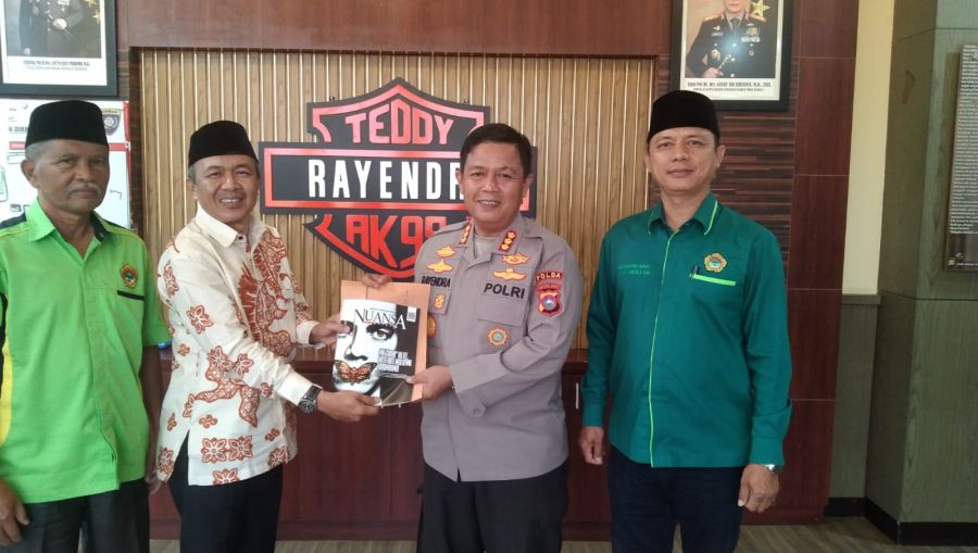 Perkuat Sinergi Ormas Islam, Ketua LDII Sumbar Silaturahim dengan Dirbinmas Polda Sumbar