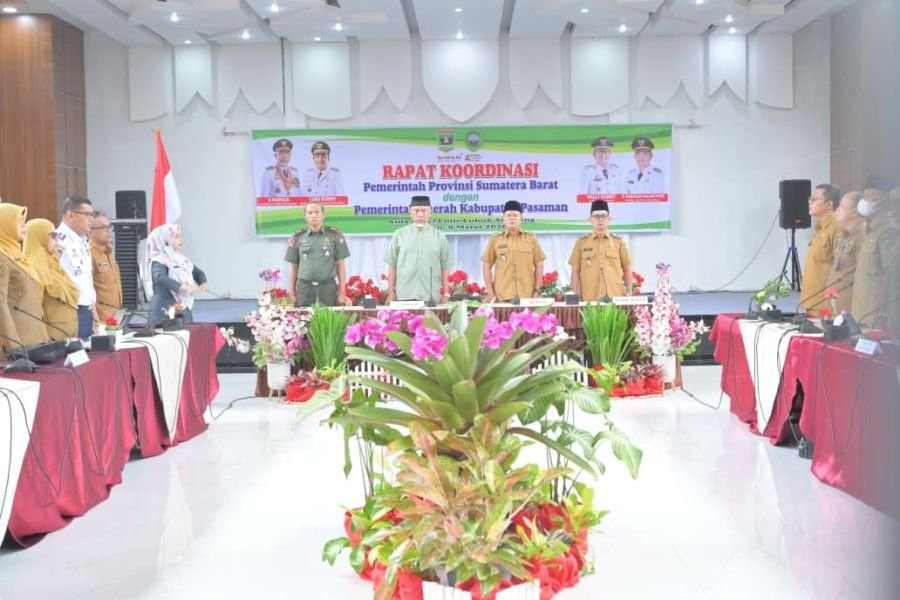 Perkuat Sinergi Pembangunan, Gubernur Mahyeldi Pimpin Rakor Pemprov Sumbar dan Pemkab Pasaman