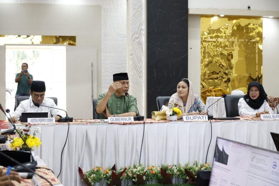 Perkuat Sinkronisasi Program, Gubernur Mahyeldi Pimpin Rakor Pemprov Sumbar dan Pemkab Dharmasraya