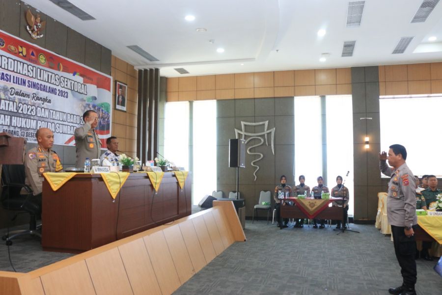Persiapan Ops Lilin Singgalang 2023, Polda Sumbar Gelar Rakor Lintas Sektoral