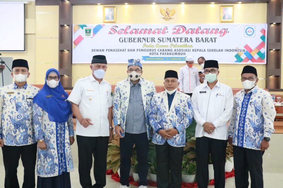 Pertama di Sumbar, Gubernur Sambut Baik Pelantikan Asosiasi Kepala Sekolah Indonesia Kota Payakumbuh