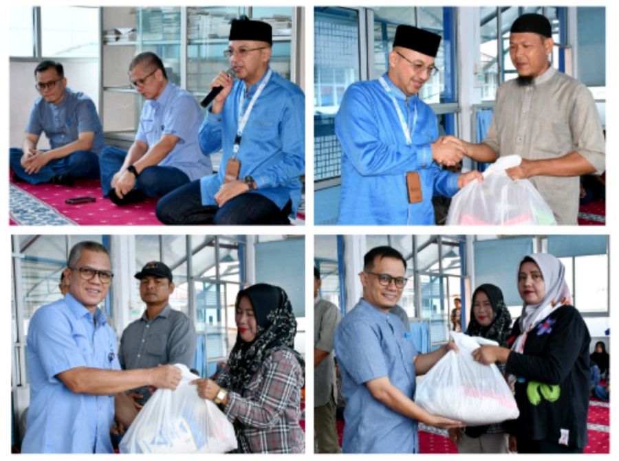Perumda Air Minum Kota Padang bagikan 250 Paket Sembako untuk Pelanggan yang Kurang Mampu