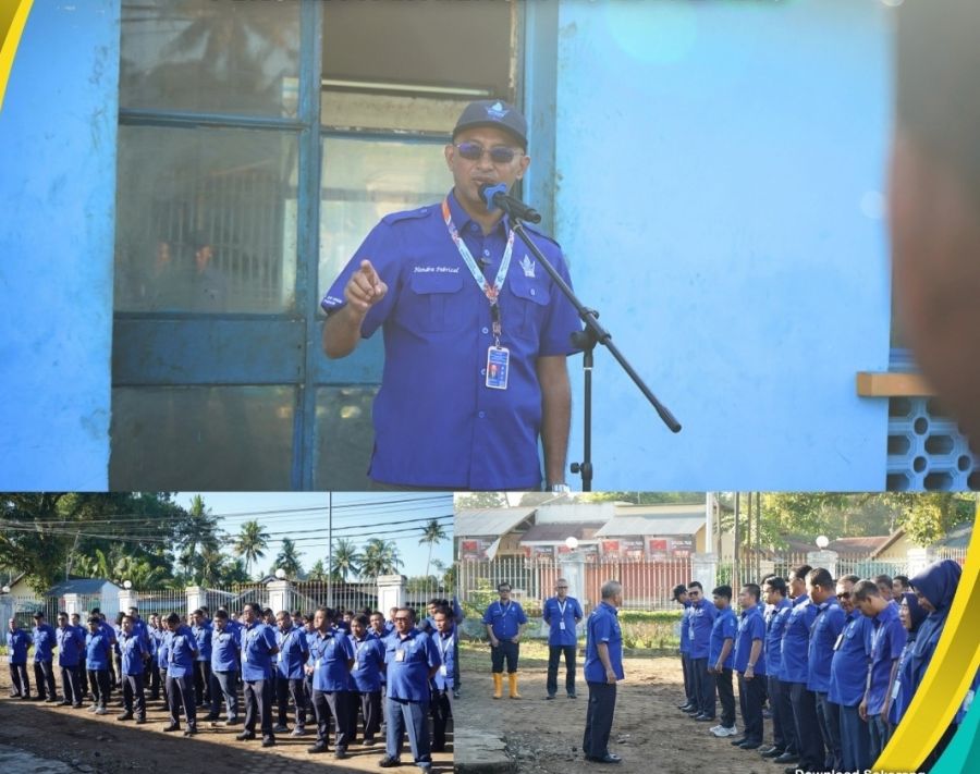 Perumda Air Minum Kota Padang Gelar Apel Siaga Pagi di Intake Kampung Koto