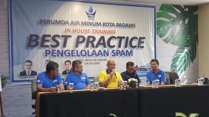 Perumda Air Minum Kota Padang Gelar In House Training Best Practice Pengelolaan SPAM