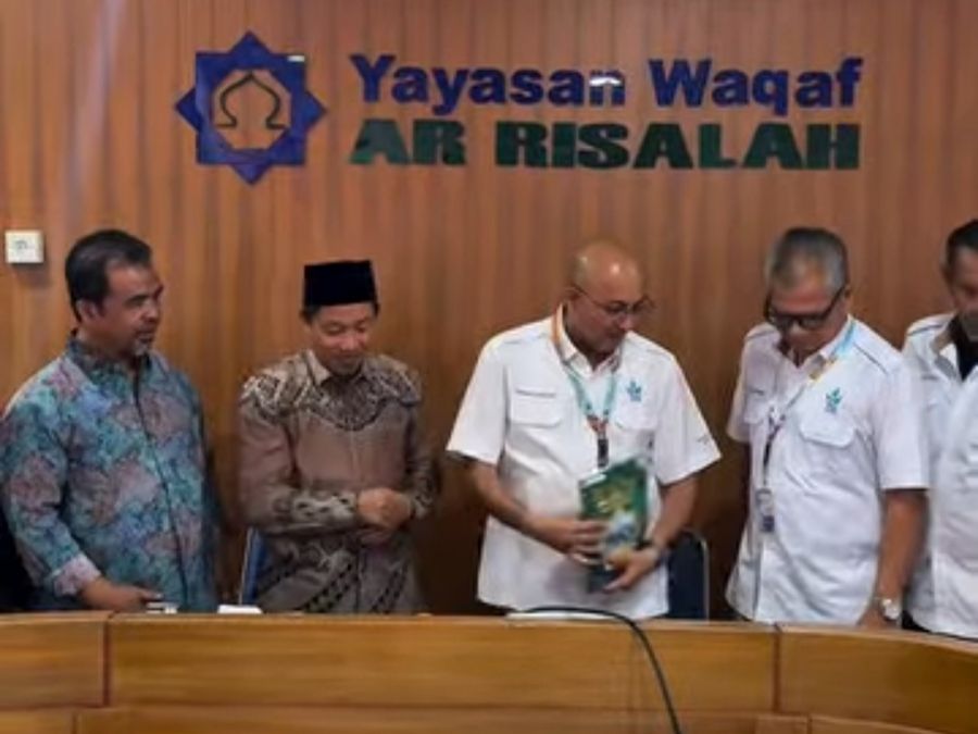 Perumda Air Minum Kota Padang Jalin Silaturahmi dengan Yayasan Wakaf Ar Risalah