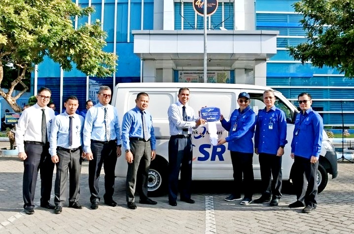 Perumda Air Minum Kota Padang Terima Bantuan Mobil Operasional dari Bank Nagari