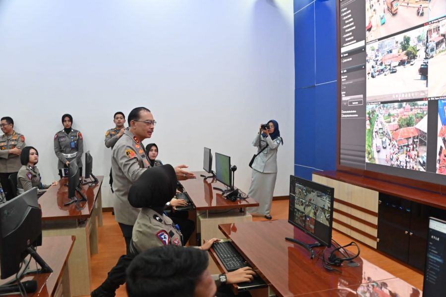 Pesan Kapoda Saat Resmikan RTMC Ditlantas Polda Sumbar Di Hari Lalu Lintas Bhayangkara Ke-68