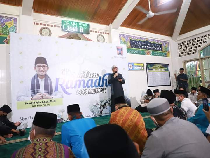 Pesantren Ramadhan 1443 H Resmi Dibuka, Wako Hendri Septa; Upaya Ciptakan Generasi Emas 2045 