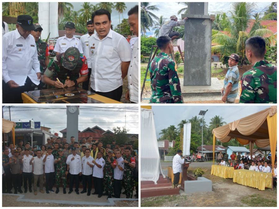 Peserta Latsitardanus Bangun 4 Taman dan Monumen Baru di Pessel