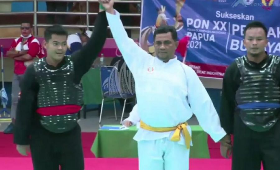 Pesilat PERSINAS ASAD Dominan Meraih Emas di PON XX PAPUA 2021