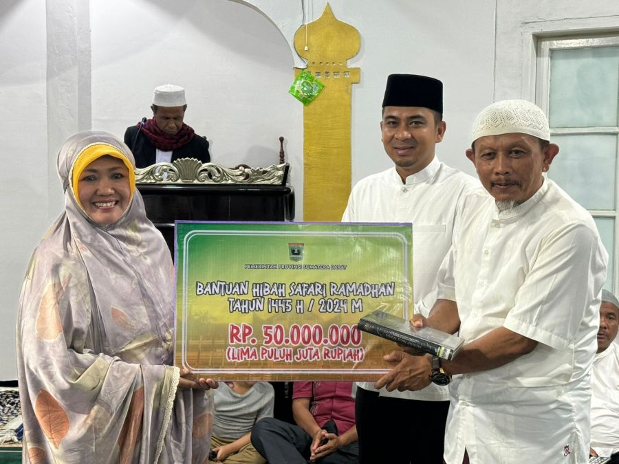 Pimpin Tim Ramadhan Provinsi, Rektor UIN Imam Bonjol Kunjungi Masjid Al-Muhajirin di Solok