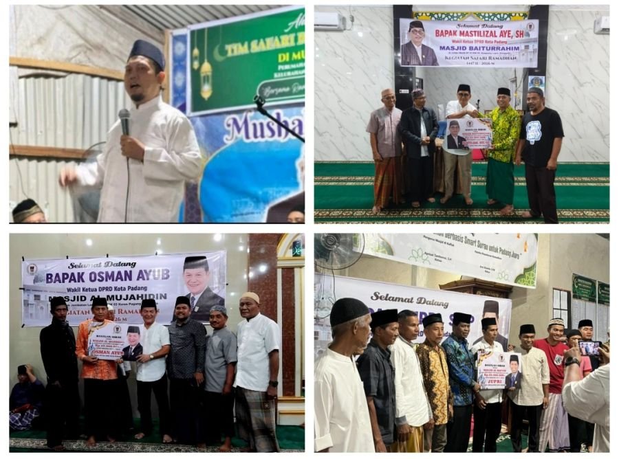 Pimpinan DPRD Kota Padang Gelar Safari Ramadhan 1447 H, Serahkan Bantuan Hibah dan Perkuat Pembinaan