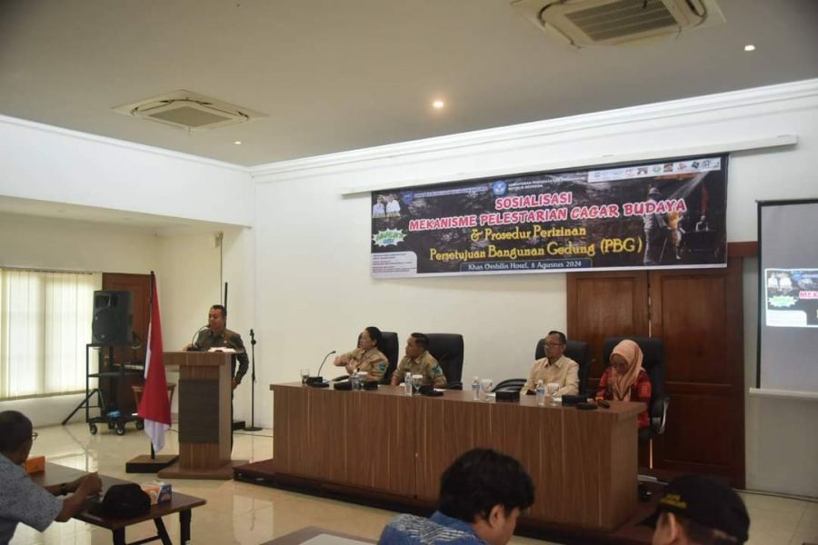 Pj Sekda Irzam Buka Kegiatan Sosialisasi Mekanisme Pelestarian Cagar Budaya & Prosedur Perizinan PBG